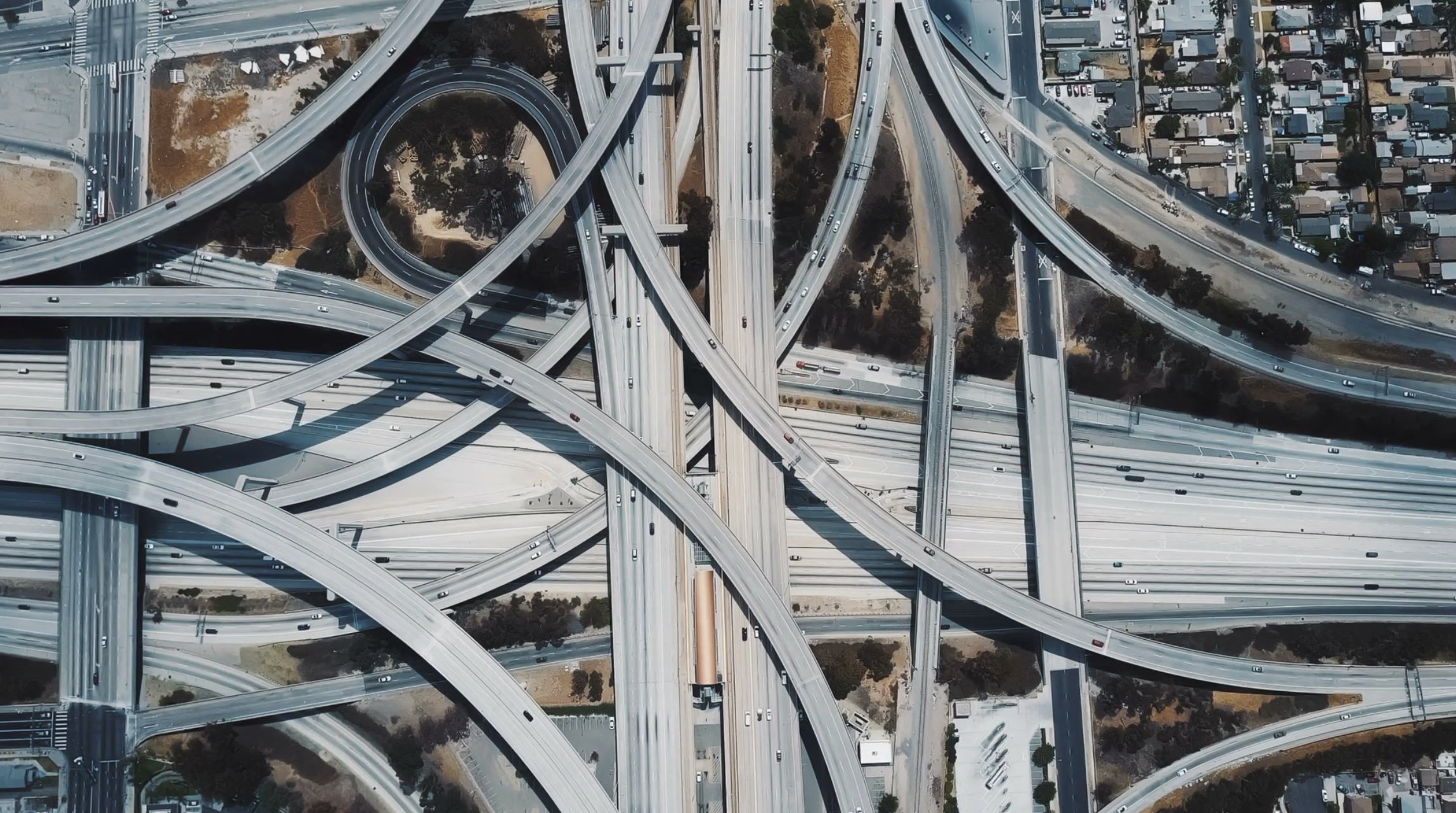 LA Roadways aeriel view